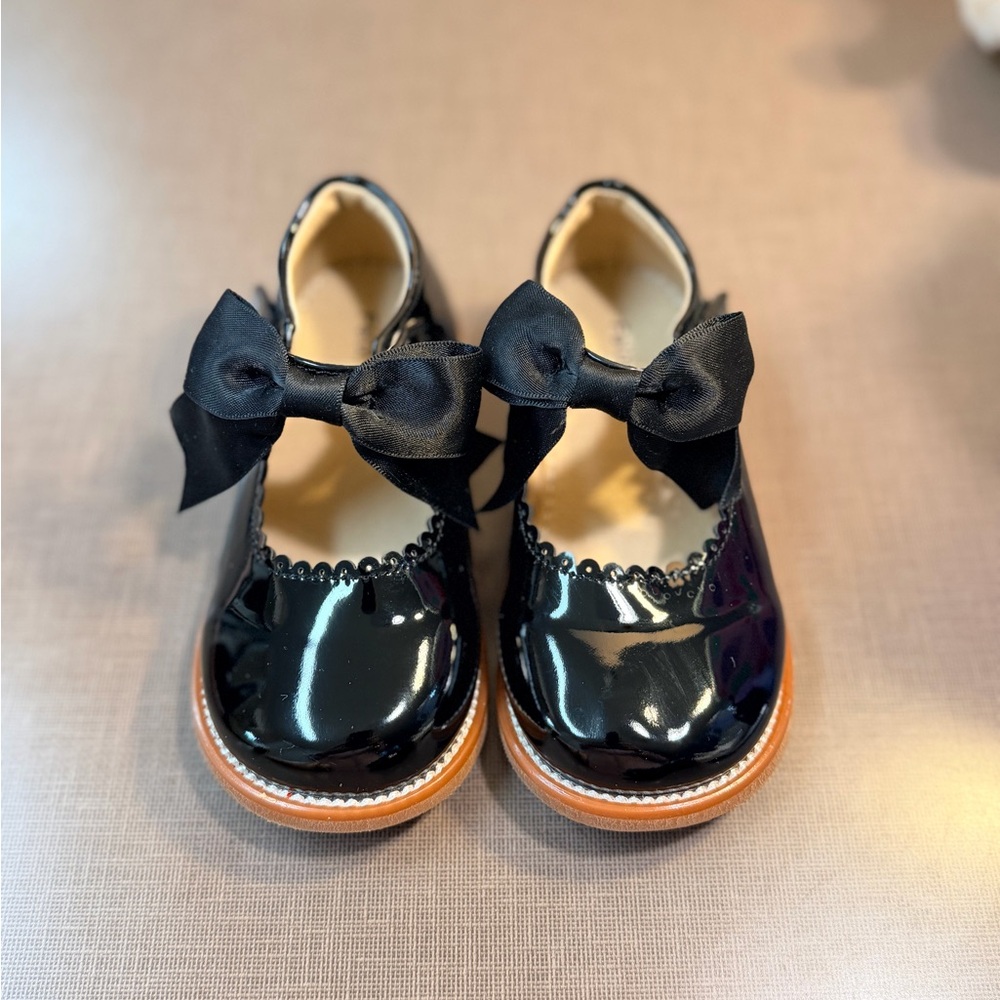 Felix & Flora Black Patton Shoes Size 7